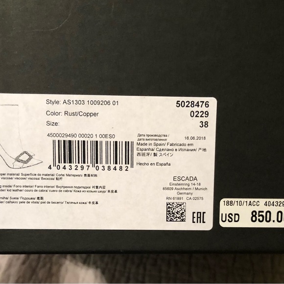 Escada Velvet Ankle Boots - Picture 14 of 15